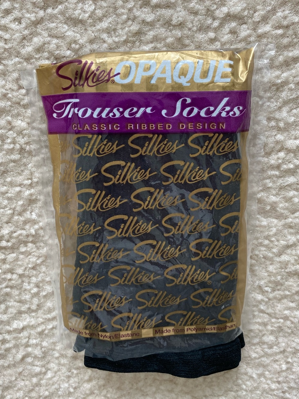 Silkies Opaque Trouser Socks Ribbed - 2 Pair